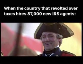 Blurred IRS meme template