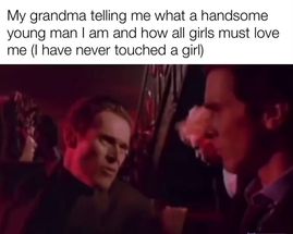 Blurred Bateman listening meme template
