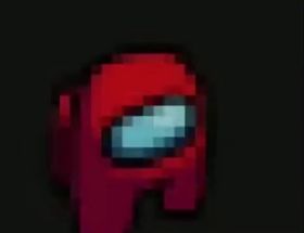 Blurred Among Us Penguin Dance meme template