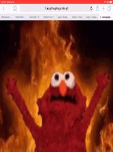 Blurred Elmo Sacrifice meme template