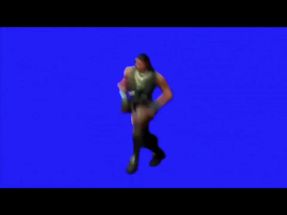 Blurred Default Fortnite dance meme template