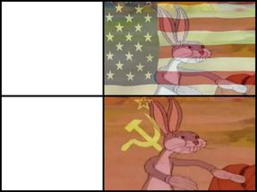 Capitalist and communist meme