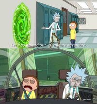 20 minute adventure rick morty meme